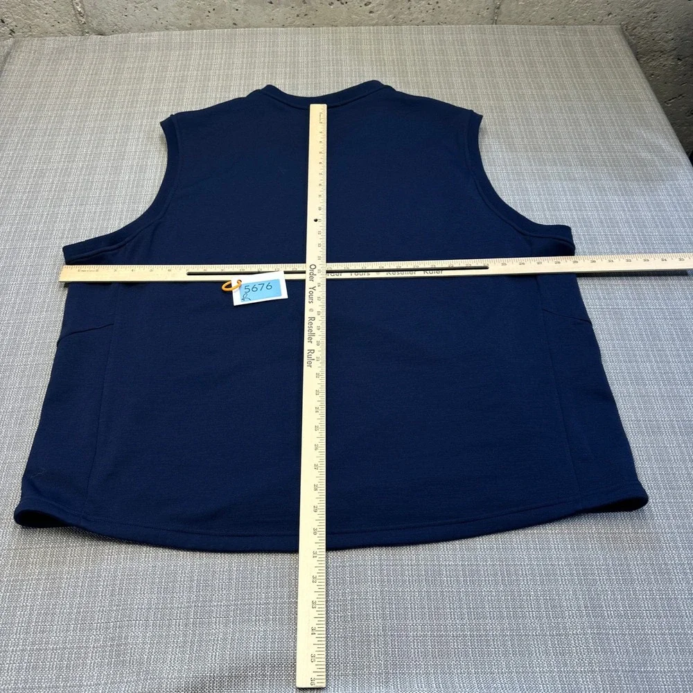 RLX Ralph Lauren Hybrid Quilted Golf Vest 3XL Navy Performance Pullover